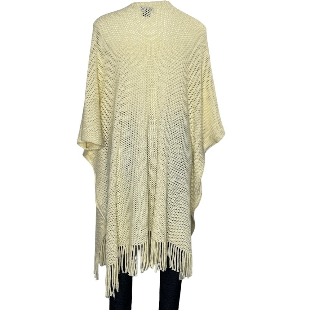 Steve Madden Cream Open Cardigan One Size - image 4